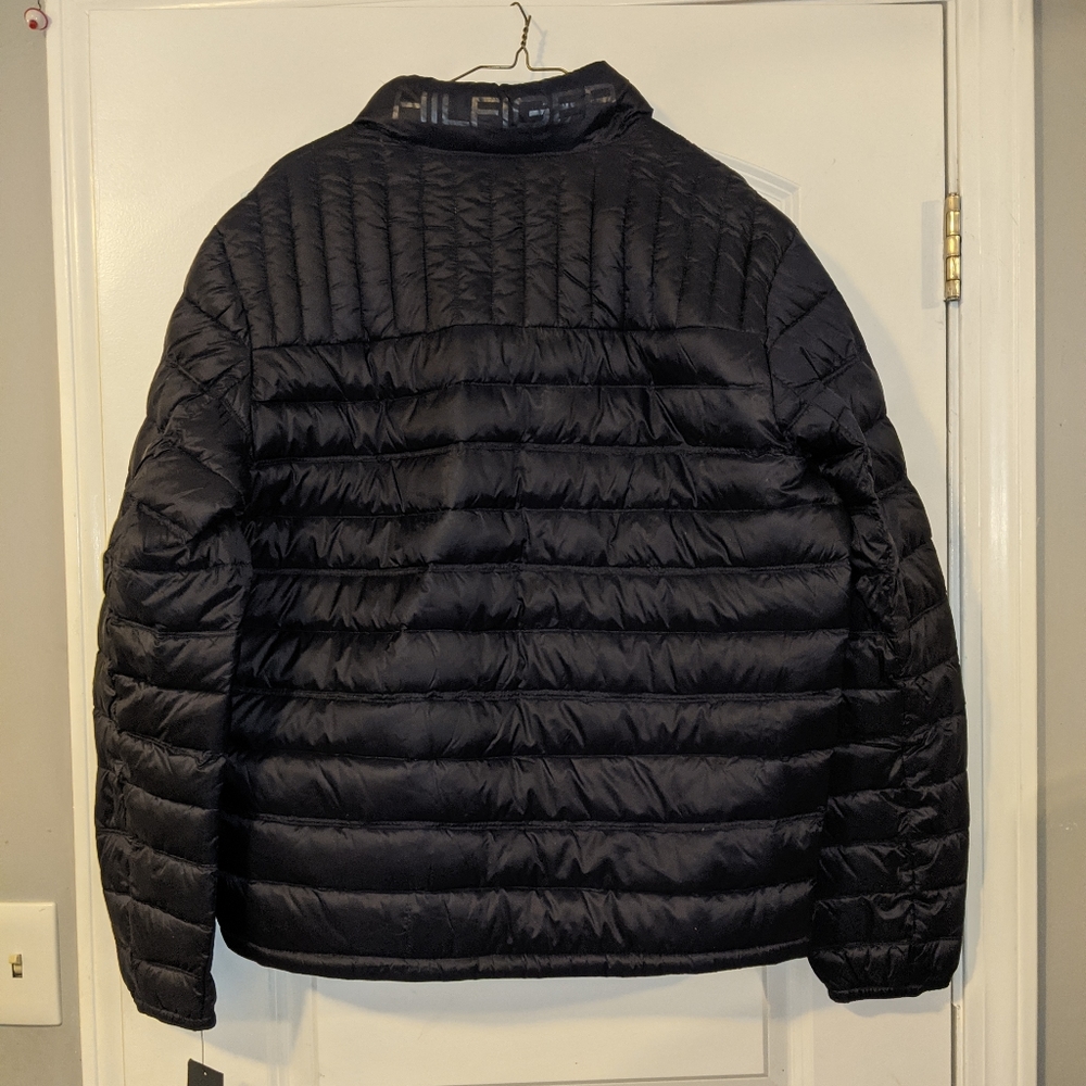 Mens Hilfiger puffer jacket large